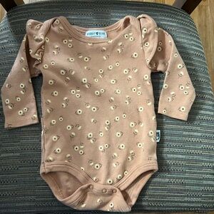 Rabbit & Bear Floral Bodysuit